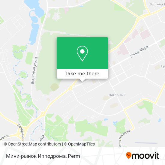 Мини-рынок Ипподрома map