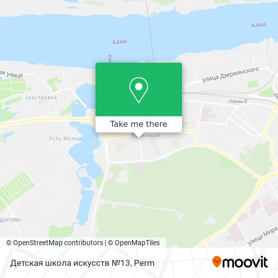 Детская школа искусств №13 map