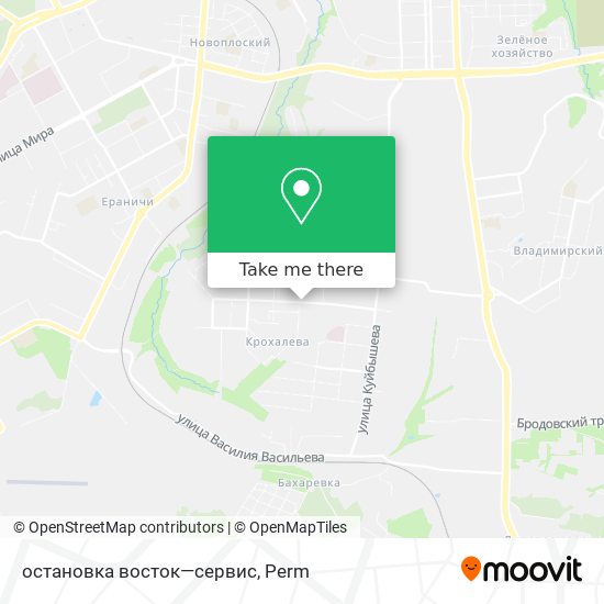 остановка восток—сервис map