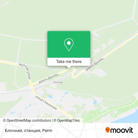 Блочная, станция map