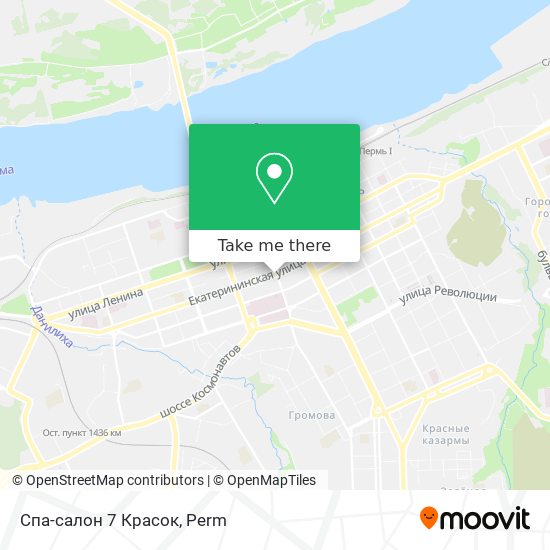Спа-салон  7 Красок map