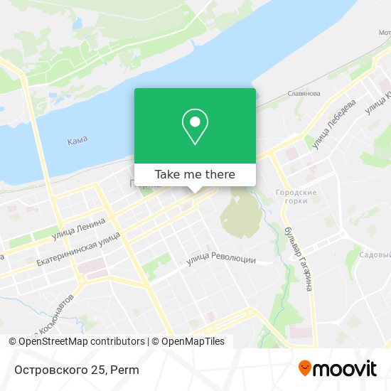 Островского 25 map