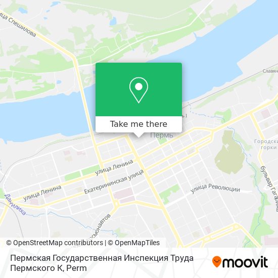 Пермская Государственная Инспекция Труда Пермского К map