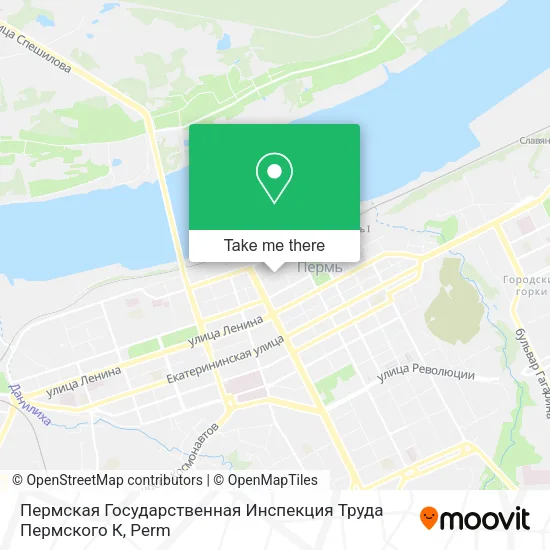 Пермская Государственная Инспекция Труда Пермского К map