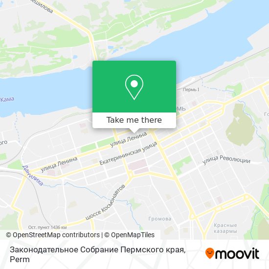 Законодательное Собрание Пермского края map