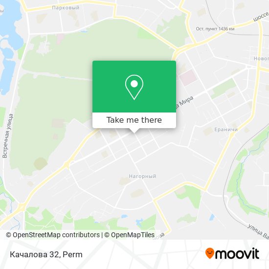 Качалова 32 map