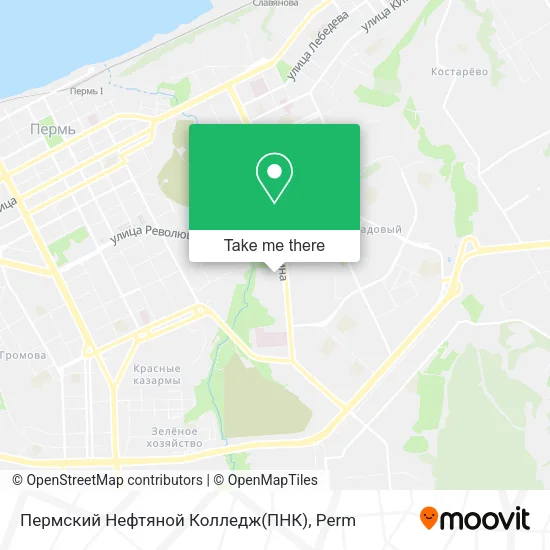 Пермский Нефтяной Колледж(ПНК) map
