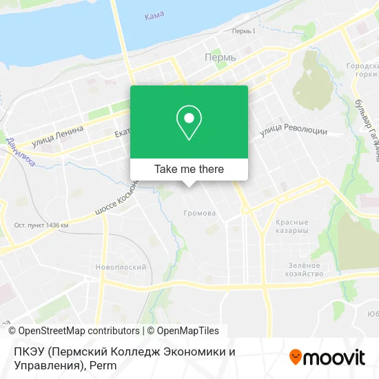 ПКЭУ (Пермский Колледж Экономики и Управления) map