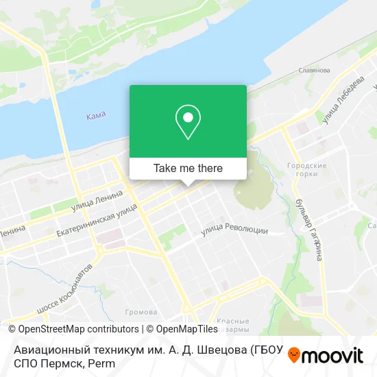 Авиационный техникум им. А. Д. Швецова map
