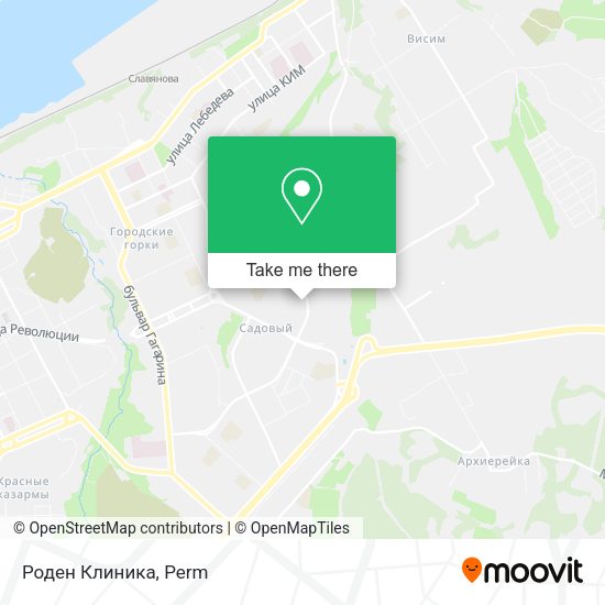 Роден Клиника map