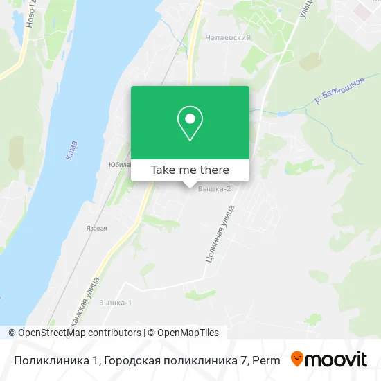 Поликлиника 1, Городская поликлиника 7 map