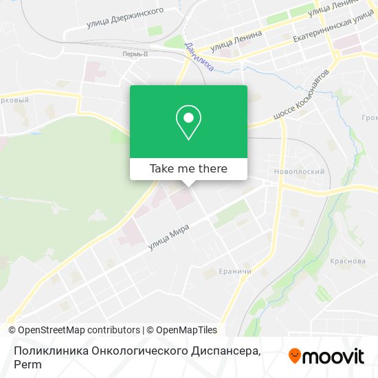 Поликлиника Онкологического Диспансера map