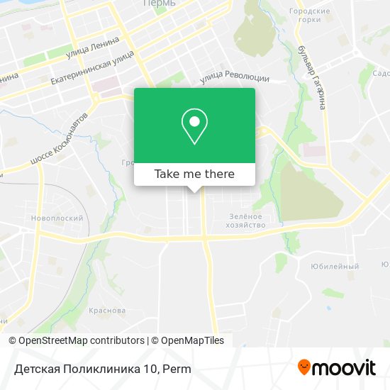 Детская Поликлиника 10 map