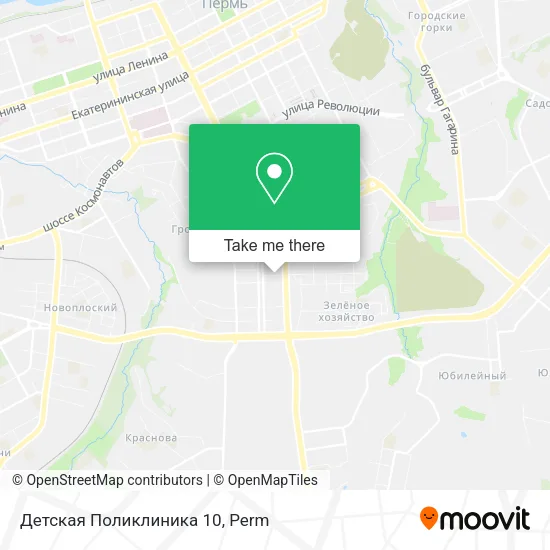 Детская Поликлиника 10 map