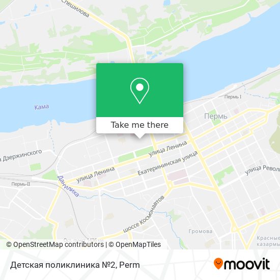 Детская поликлиника №2 map
