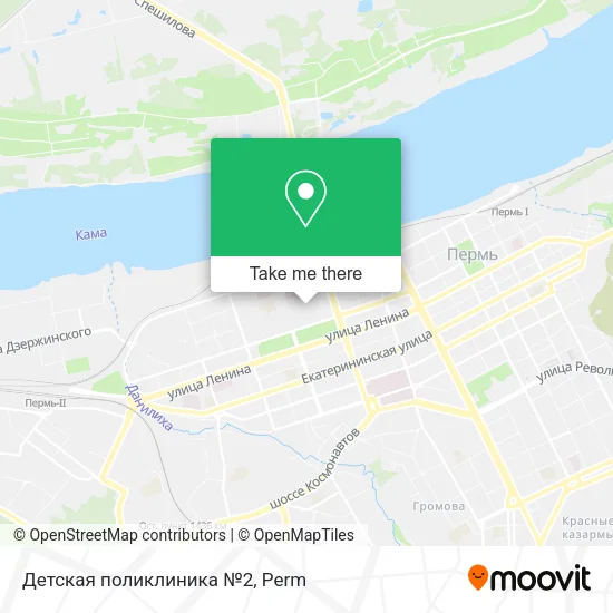 Детская поликлиника №2 map