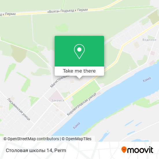 Столовая школы 14 map