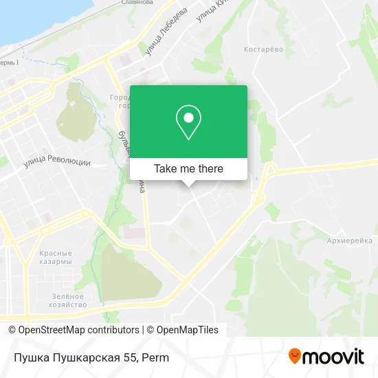 Пушка Пушкарская 55 map