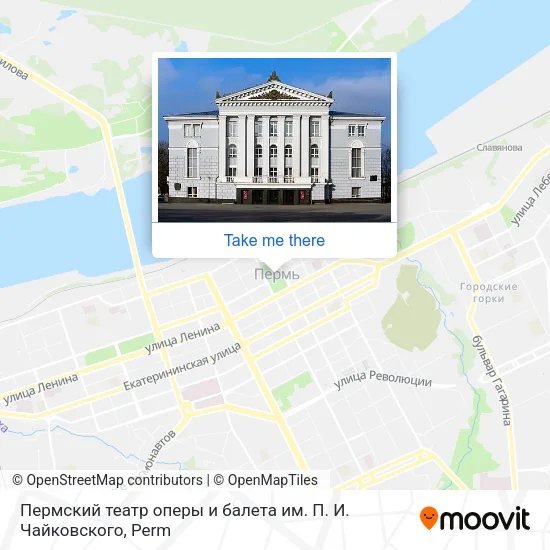 Пермский театр оперы и балета им. П. И. Чайковского map