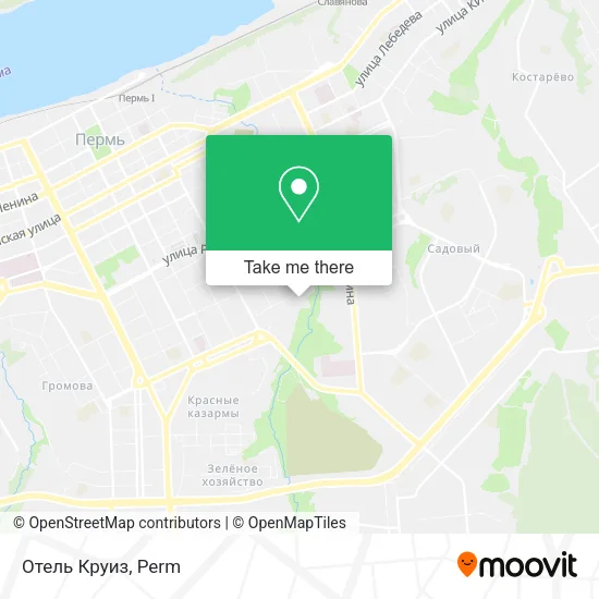 Отель Круиз map