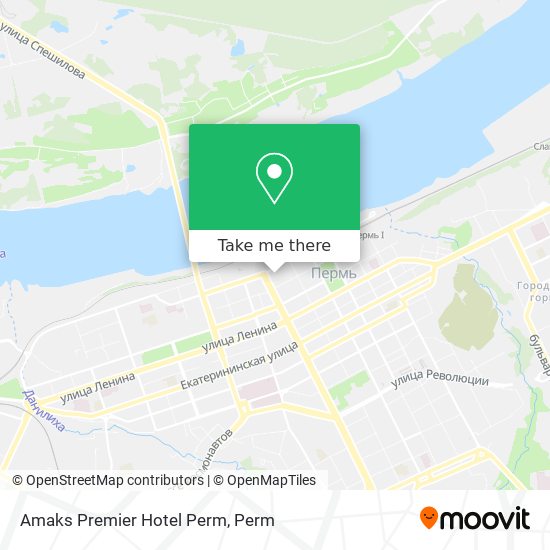 Amaks Premier Hotel Perm map