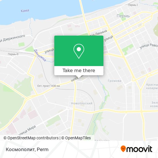 Космополит map