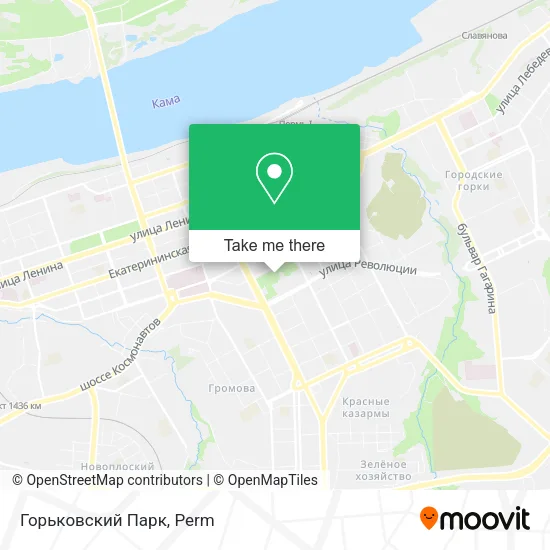Горьковский Парк map