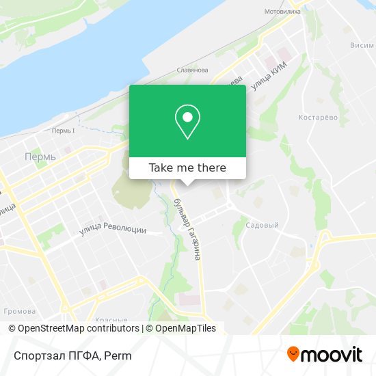 Спортзал ПГФА map