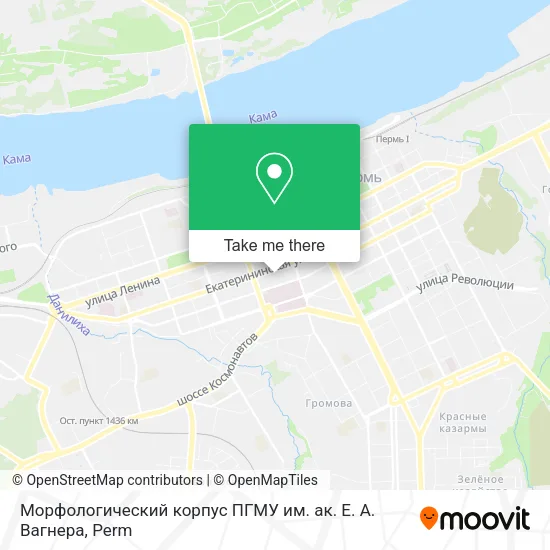 Морфологический корпус ПГМУ им. ак. Е. А. Вагнера map