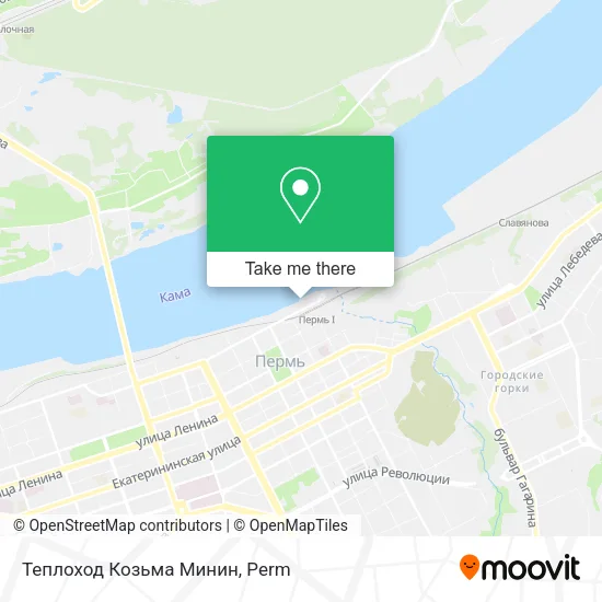 Теплоход Козьма Минин map