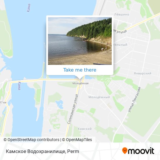 Камское Водохранилище map
