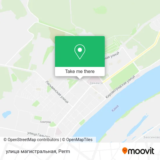 улица магистральная map