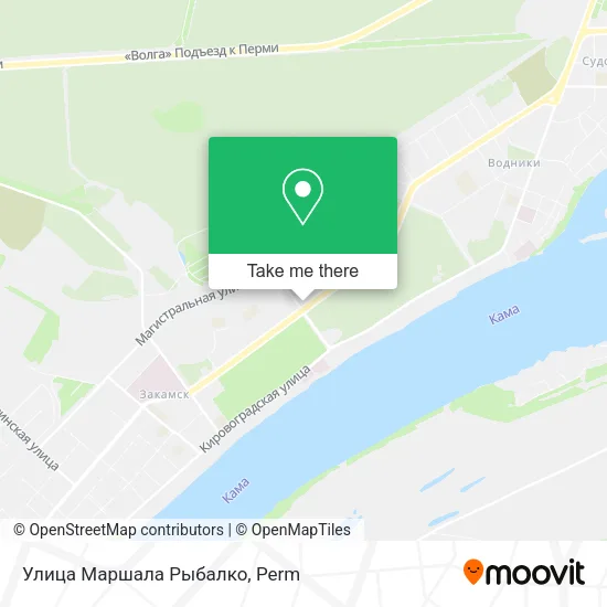 Улица Маршала Рыбалко map
