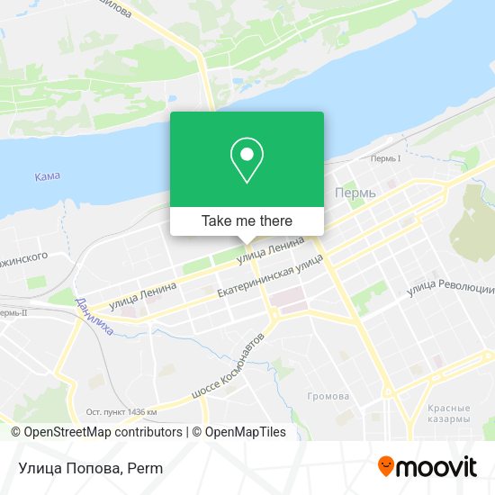 Улица Попова map