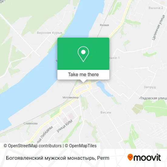 Богоявленский мужской монастырь map