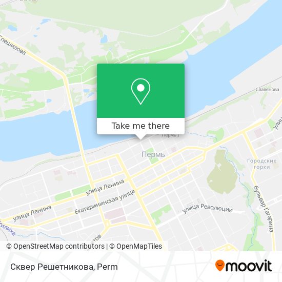 Сквер Решетникова map