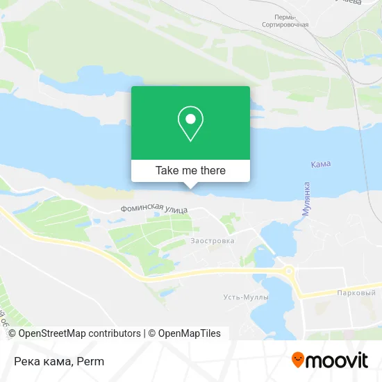 Река кама map