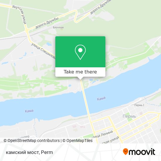 камский мост map