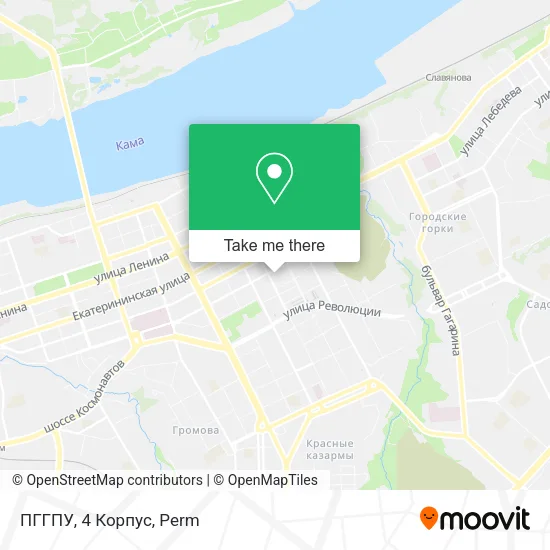 ПГГПУ, 4 Корпус map