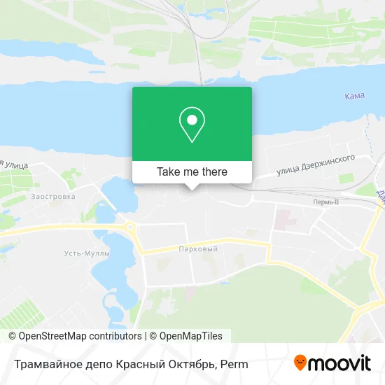 Трамвайное депо  Красный  Октябрь map