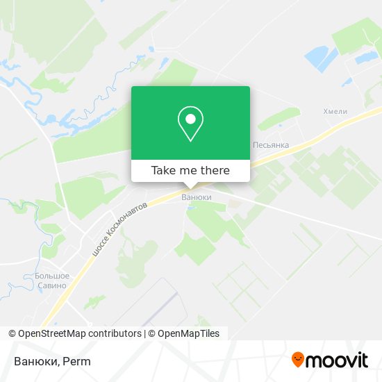 Ванюки map