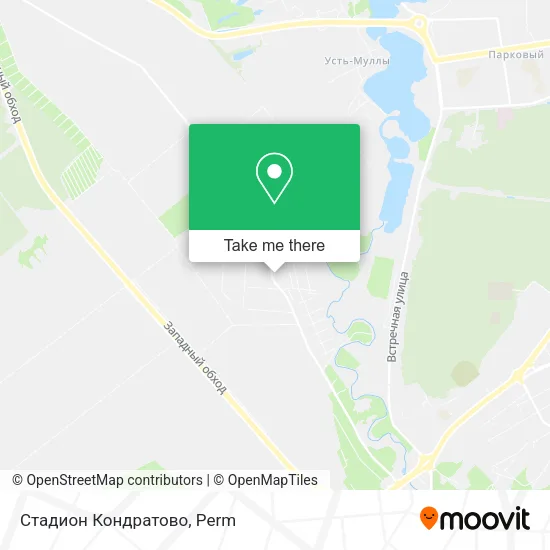 Стадион Кондратово map