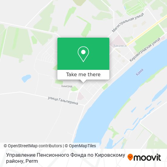 Управление Пенсионного Фонда по Кировскому району map