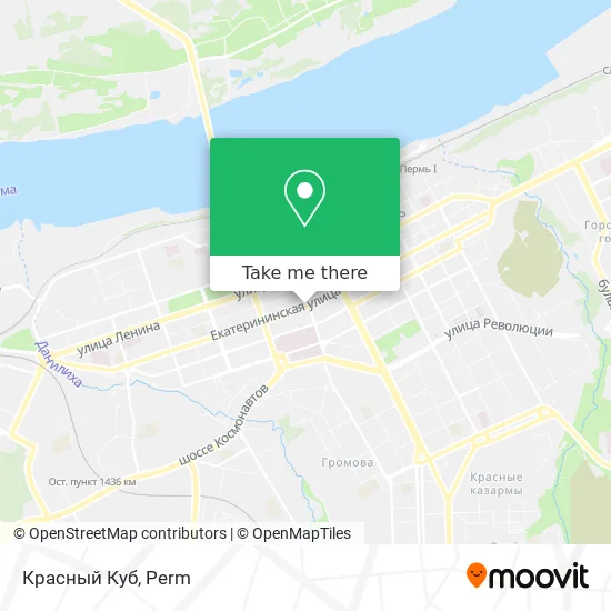 Красный Куб map