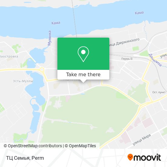 ТЦ Семья map