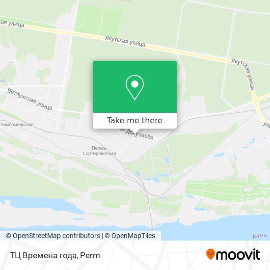 ТЦ  Времена года map