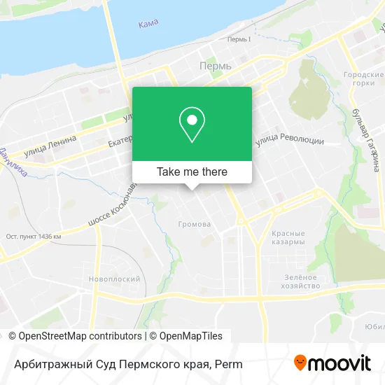 Арбитражный Суд Пермского края map