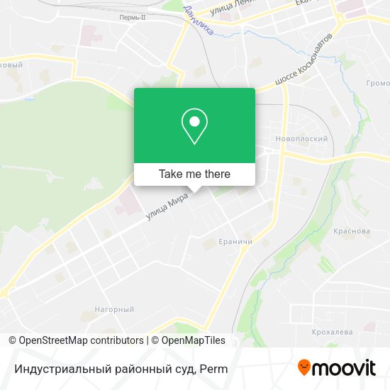 Индустриальный районный суд map