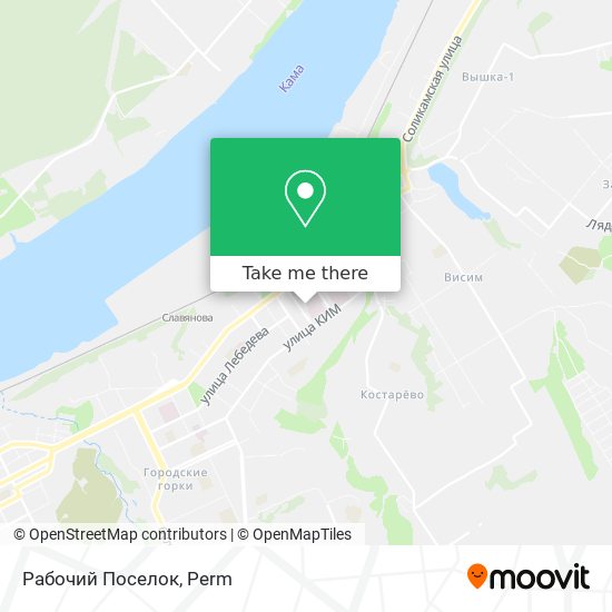 Рабочий Поселок map