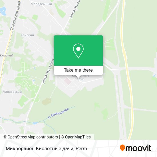 Микрорайон  Кислотные дачи map